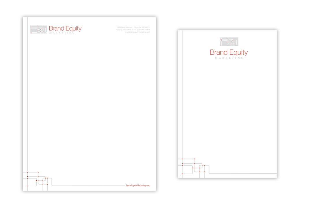 Brand Equity marketing stationary