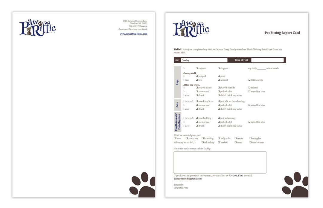 Paw-Riffic Pets Stationery